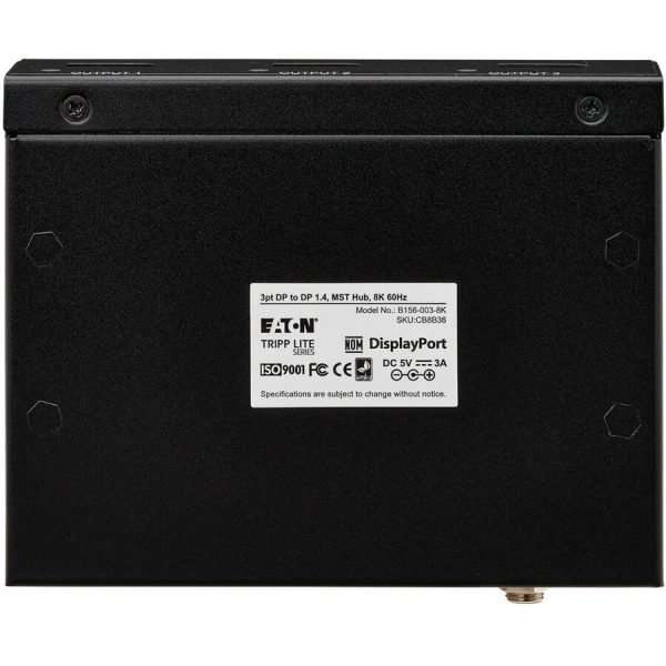 Eaton Tripp Lite Series 3-Port DisplayPort to HDMI Multi-Monitor Splitter, MST Hub, 8K/4K 60 Hz, DP 1.4, TAA - Image 14