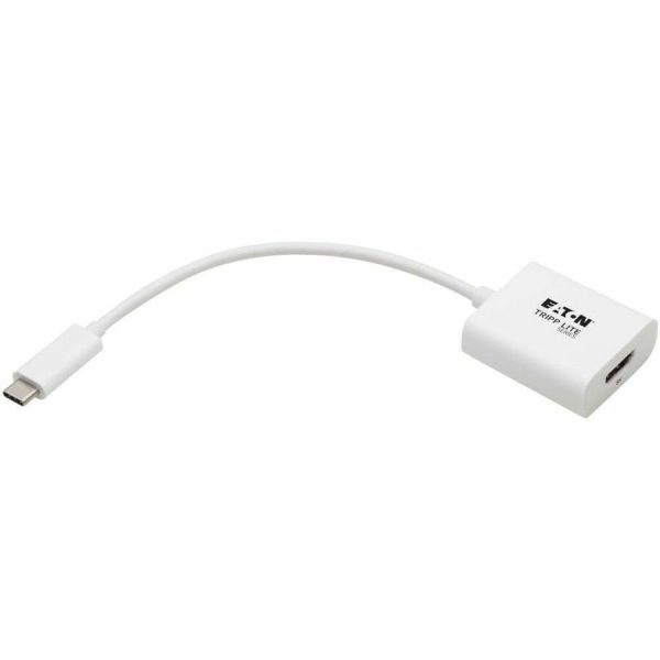 Eaton Tripp Lite Series USB-C to HDMI Adapter (M/F) - 8K 60 Hz, HDR, 4:4:4, HDCP 2.3, White - Image 4