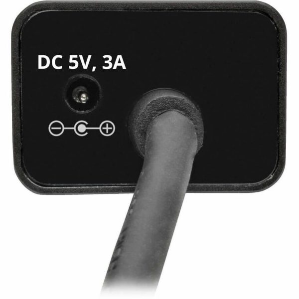 Eaton Tripp Lite Series 7-Port USB-A Mini Hub - USB 3.x (5Gbps), International Plug Adapters, Aluminum Housing - Image 5