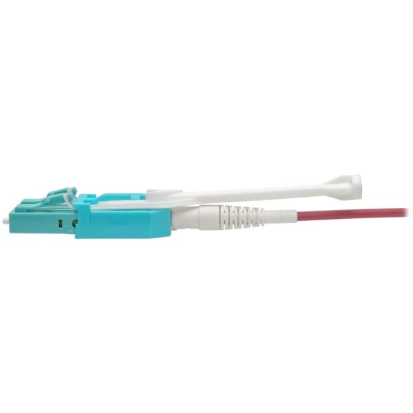 Eaton Tripp Lite Series 10G Duplex Multimode 50/125 OM4 LSZH Fiber Optic Cable (LC/LC), Push/Pull Tabs, Magenta, 8 m - Image 5