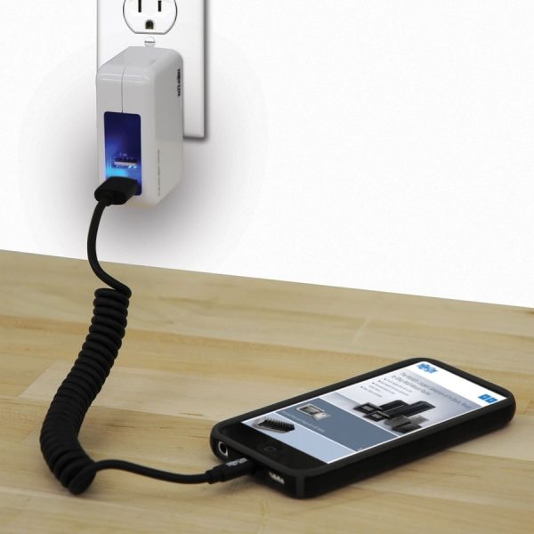 Eaton Tripp Lite Series USB-A to Lightning Sync/Charge Coiled Cable (M/M) - MFi Certified, Black, 4 ft. (1.2 m) - Image 3