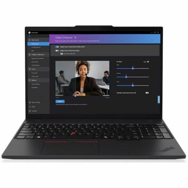 Lenovo ThinkPad T16 Gen 3 21MN005HUS 16" Touchscreen Notebook - WUXGA - Intel Core Ultra 7 165U - vPro Technology - 32 GB - 1 TB SSD - English Keyboard - Black - Image 4