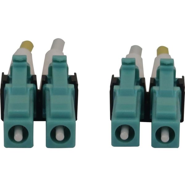 Eaton Tripp Lite Series 400G Multimode 50/125 OM4 Switchable Fiber Optic Cable (Duplex LC-PC M/M), LSZH, Aqua, 10 m (32.8 ft.) - Image 3