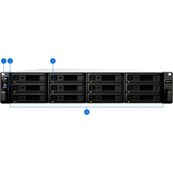 Synology RackStation RS3618xs SAN/NAS Storage System - Image 4