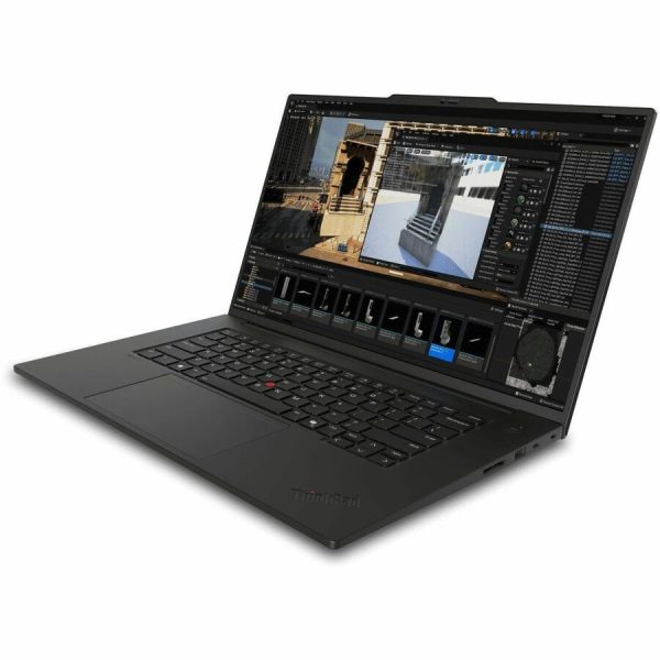 Lenovo ThinkPad P1 Gen 7 21KV0000US 16" Mobile Workstation - WQXGA - Intel Core Ultra 7 155H - Intel Evo Platform - 32 GB - 1 TB SSD - English Keyboard - Black - Image 3