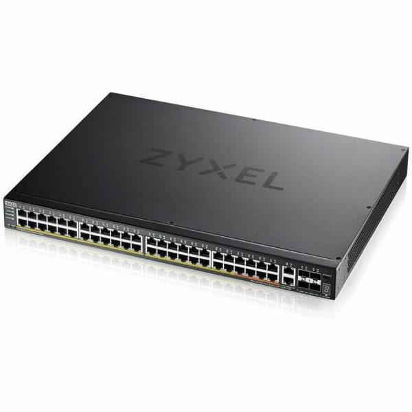 ZYXEL XGS2220-54FP 48-Port Gigabit L3 Managed and Nebula Pro Cloud Managed Switch | 40 PoE+ / 10 PoE++ Ports at 960W with 4 SFP+ 10G Uplinks and 2 10G Ethernet Ports - Image 4