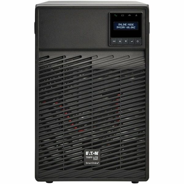 Eaton Tripp Lite Series SmartOnline 3000VA 2700W 120V Double-Conversion UPS - 5 Outlets, Extended Run, Network Card Option, LCD, USB, DB9, Tower - Image 4