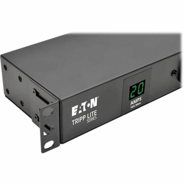 Eaton Tripp Lite Series 2kW 100-127V Single-Phase Basic PDU with ISOBAR Surge Protection - 3840 Joules, 14 Outlets, L5-20P Input (5-20P Adapter), 6 ft. Cord, 1U - Image 2