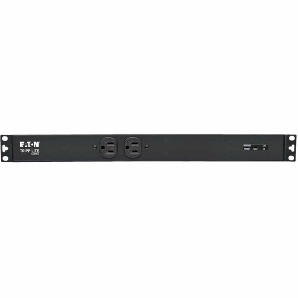 Eaton Tripp Lite Series 2kW 100-127V Single-Phase Basic PDU with ISOBAR Surge Protection - 3840 Joules, 14 Outlets, L5-20P Input (5-20P Adapter), 6 ft. Cord, 1U - Image 4