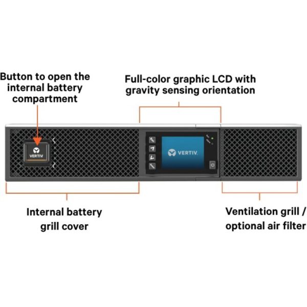 Vertiv Liebert GXT5 2000VA 120V UPS With RDU101 SNMP/Webcard - Image 2