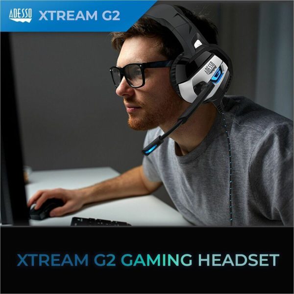 Adesso Stereo USB Gaming Headset with Microphone - Image 2