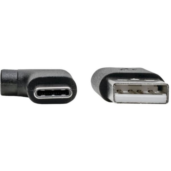 Eaton Tripp Lite Series USB-A to USB-C Cable, Right-Angle USB-C, USB 2.0, (M/M), 3 ft. (0.91 m) - Image 3