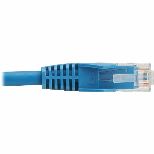 Eaton Tripp Lite Series Cat6 Gigabit Snagless Molded UTP Ethernet Cable (RJ45 M/M), PoE, LSZH, Blue, 5 m (16.4 ft.) - Image 5