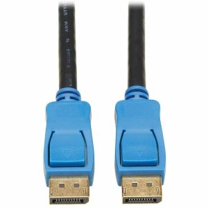 Eaton Tripp Lite Series DisplayPort Cable with Latching Connectors (M/M), 8K 60 Hz, HDR, HBR3, 4:4:4, HDCP 2.2, Black, 3 ft. (0.9 m)