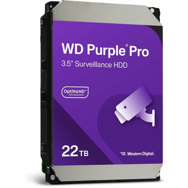 WD Purple Pro WD221PURP 22 TB Hard Drive - 3.5" Internal - SATA (SATA/600) - Conventional Magnetic Recording (CMR) Method - Image 3