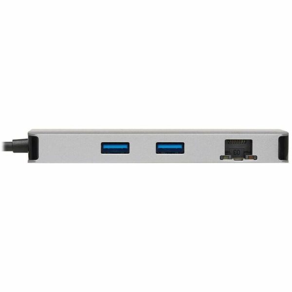 Eaton Tripp Lite Series USB-C Dock, Dual Display - 4K 60 Hz HDMI, USB 3.x (5Gbps) Hub Ports, GbE, Memory Card, 100W PD Charging, Gray - Image 5