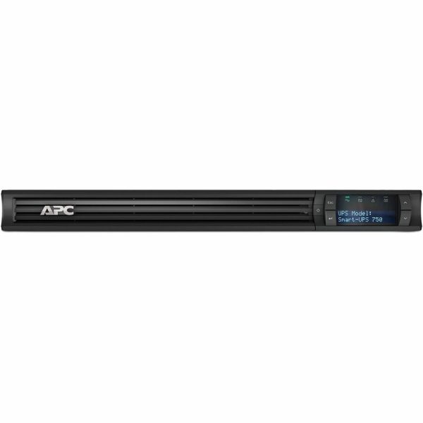 APC Smart-UPS, Line Interactive, 1000 VA, LCD, Rackmount 1U, 120V, 4x NEMA 5-15R outlet, USB, AVR, Short Depth - Image 3