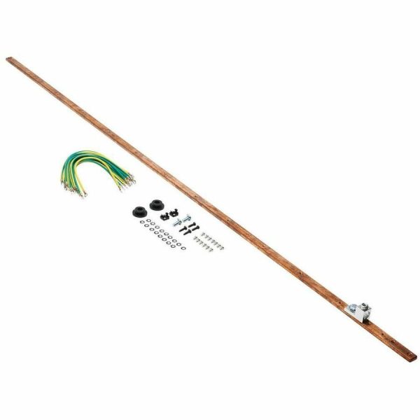 Eaton Tripp Lite Series SmartRack Copper Bus Grounding Bar for 24U and 25U Racks - Image 7