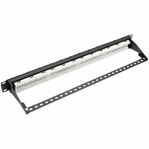 Eaton Tripp Lite Series 24-Port 1U Rack-Mount Cat6a 110 Patch Panel with Cable Management Bar, 110 Punchdown, RJ45, TAA - Image 4