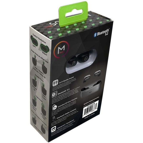 Morpheus 360 Spire True Wireless Earbuds - Bluetooth In-Ear Headphones with Microphone - TW1500B - Image 2