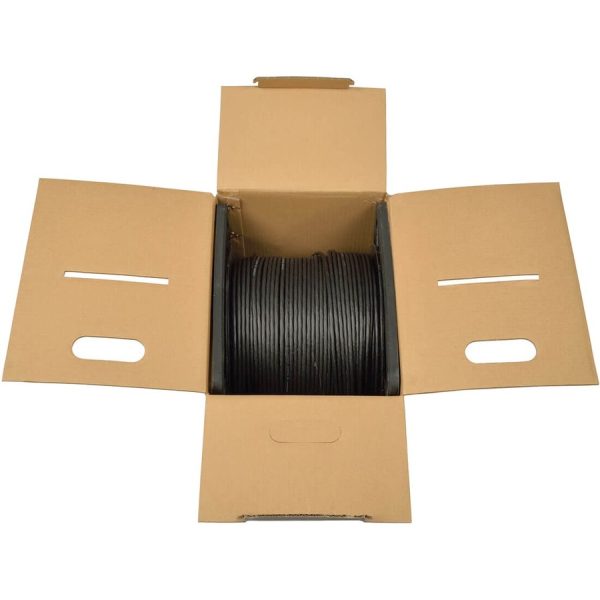 Eaton Tripp Lite Series Cat6 Gigabit Solid Core Plenum-Rated UTP CMP PVC Bulk Ethernet Cable, Black, 1000 ft. (304.8 m), TAA - Image 3
