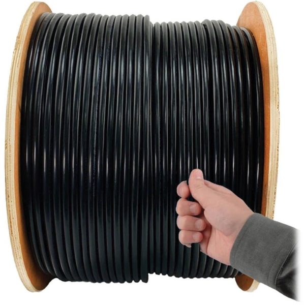 Eaton Tripp Lite Series Cat6 Gigabit Solid Core Plenum-Rated UTP CMP PVC Bulk Ethernet Cable, Black, 1000 ft. (304.8 m), TAA - Image 5