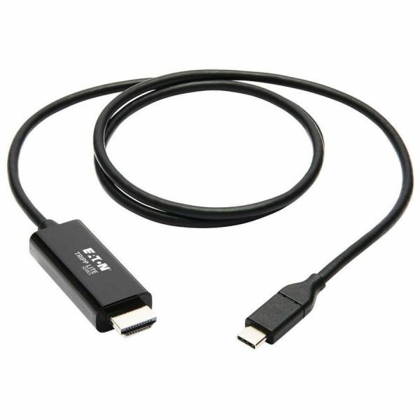 Eaton Tripp Lite Series USB-C to HDMI Adapter Cable (M/M), 4K 60 Hz, 4:4:4, Thunderbolt 3 Compatible, Black, 3 ft. (0.9 m) - Image 2