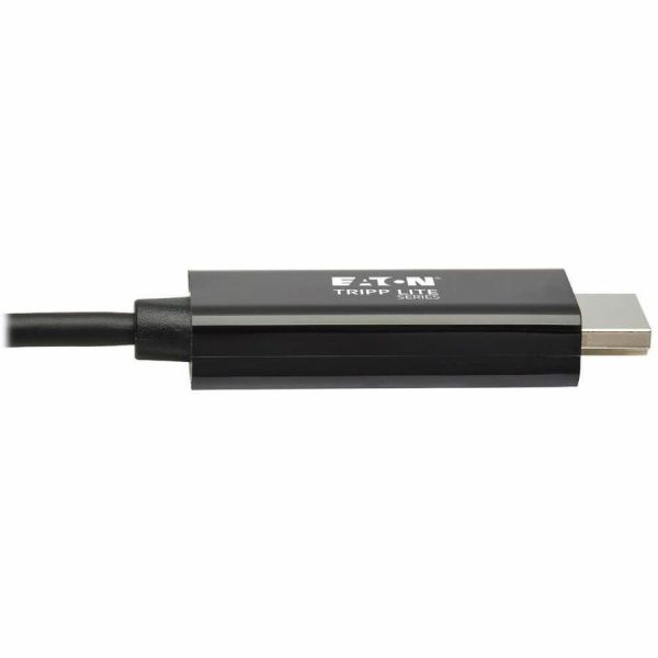 Eaton Tripp Lite Series USB-C to HDMI Adapter Cable (M/M), 4K 60 Hz, 4:4:4, Thunderbolt 3 Compatible, Black, 3 ft. (0.9 m) - Image 4
