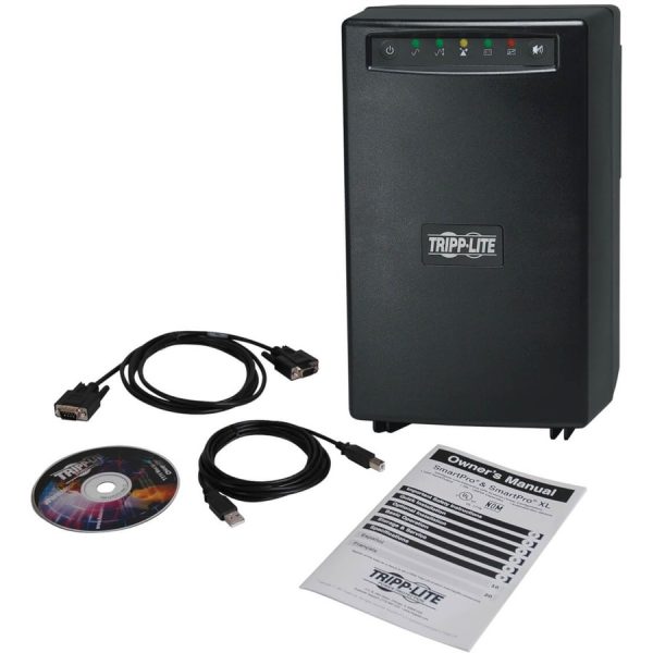 Eaton Tripp Lite Series SmartPro 120V 1.5kVA 980W Line-Interactive UPS, Tower, USB, DB9, 6 Outlets - Image 2