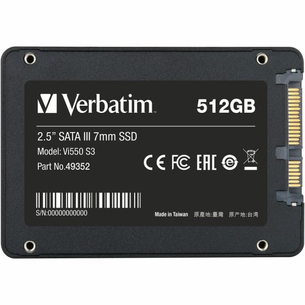 Verbatim 512GB Vi550 SATA III 2.5" Internal SSD - Image 4