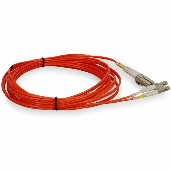 AddOn 10m LC (Male) to LC (Male) Orange OM1 Duplex Fiber OFNR (Riser-Rated) Patch Cable - Image 6