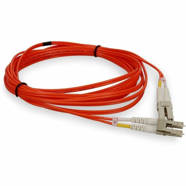 AddOn 10m LC (Male) to LC (Male) Orange OM1 Duplex Fiber OFNR (Riser-Rated) Patch Cable - Image 7