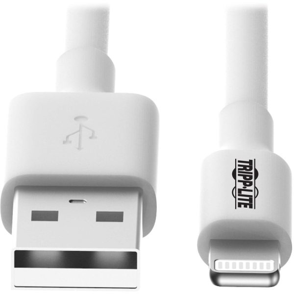 Eaton Tripp Lite Series USB-A to Lightning Sync/Charge Cable (M/M) - MFi Certified, White, 10 ft. (3 m) - Image 5
