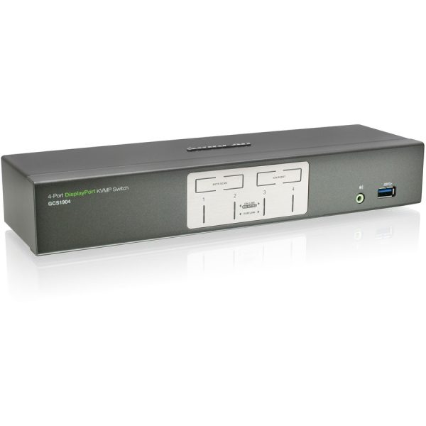 IOGEAR 4-Port DisplayPort KVMP Switch with USB 3.0 Hub (TAA Compliant) - Image 3
