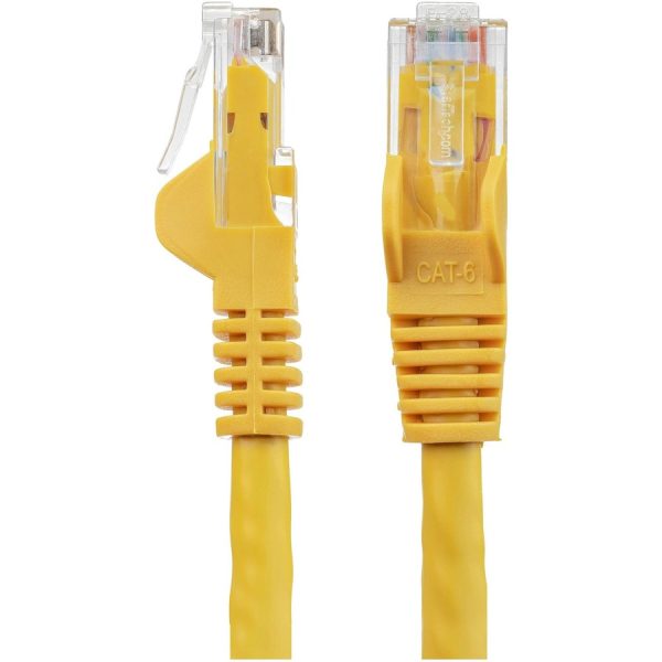 StarTech.com 35ft CAT6 Ethernet Cable - Yellow Snagless Gigabit - 100W PoE UTP 650MHz Category 6 Patch Cord UL Certified Wiring/TIA - Image 2