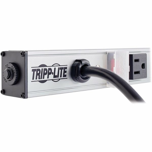 Eaton Tripp Lite Series 24-Outlet Vertical Power Strip, 120V, 15A, 5-15P, 15 ft. (4.57 m) Cord, 72 in. - Image 4