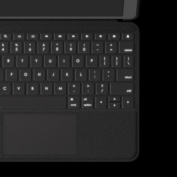 Logitech Folio Touch Keyboard/Cover Case (Folio) Apple, Logitech iPad Air (4th Generation), iPad Air (5th Generation) Tablet - Oxford Gray - Image 6