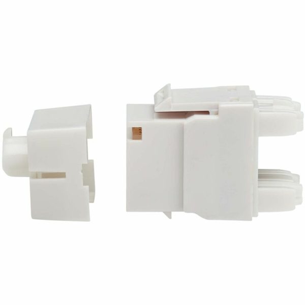 Eaton Tripp Lite Series Cat6a Keystone Jacks, 10 Pack - 4PPoE Compliant, 110/Krone, 568A/B, RJ45 Ethernet, White, TAA - Image 5