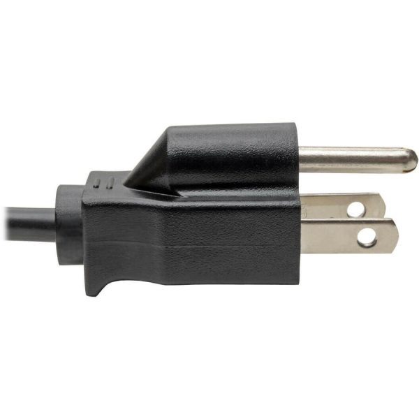 Eaton Tripp Lite Series 3-Slot Power Cord, NEMA 5-15P to C5 - Laptop/Notebook, 10A, 125V, 18 AWG, 10 ft. (3.05 m), Black - Image 3