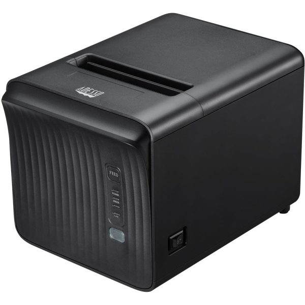Adesso NuPrint NuPrint 330 Desktop Direct Thermal Printer - Monochrome - Receipt Print - USB - Serial - Black - Image 3