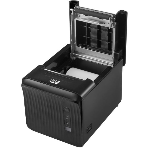 Adesso NuPrint NuPrint 330 Desktop Direct Thermal Printer - Monochrome - Receipt Print - USB - Serial - Black - Image 4
