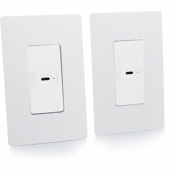 C2G Superbooster USB Camera Extender Over Cat Single Gang Wall Plate to Single Gang Wall Plate Kit - Image 2