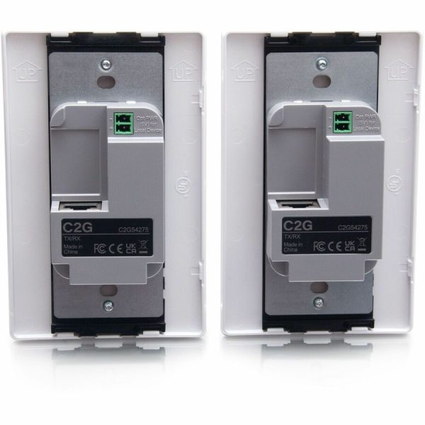 C2G Superbooster USB Camera Extender Over Cat Single Gang Wall Plate to Single Gang Wall Plate Kit - Image 3