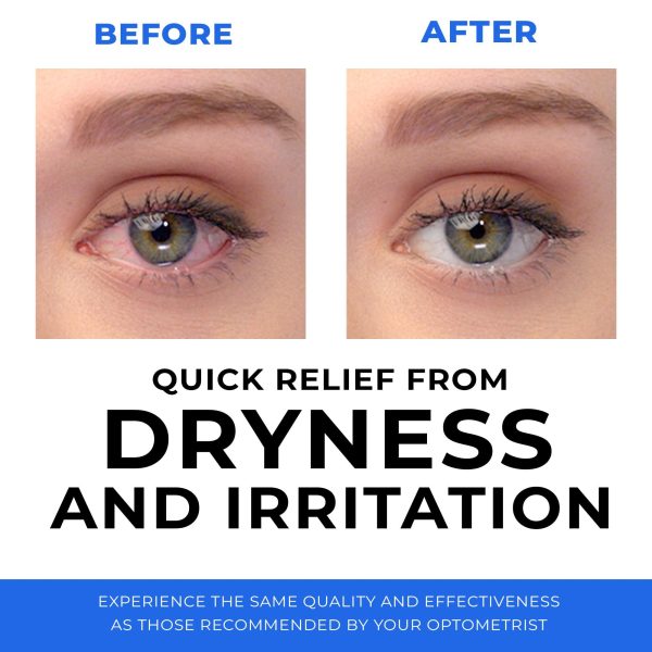 Eye Drops for Dry Eyes   Gentle Therapy for Irritated Dry Itchy & Sensitive Eyes   NDC 84938 001 01  Redness Relief Eye Drops   Preservative Free Lubricating Eye Drops for Red Eyes (Pack of 2) - Image 5
