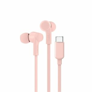 USB C EARBUDS w/VOLUME PNK