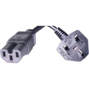 2.5M C15 to BS 1363/A Pwr Cord