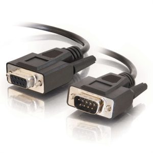 DB9 M/F Lines EXTCAB BLK6FT