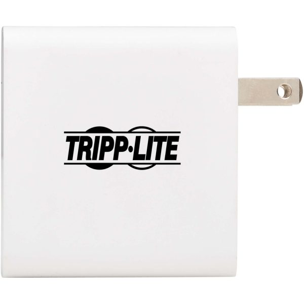Eaton Tripp Lite Series Dual-Port Compact USB-C Wall Charger - GaN Technology, 70W PD Charging (50W+20W or 65W Max), White - Image 3