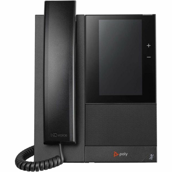 Poly CCX 500 IP Phone - Corded - Corded/Cordless - Bluetooth - Desktop, Wall Mountable - Black - TAA Compliant - Image 4