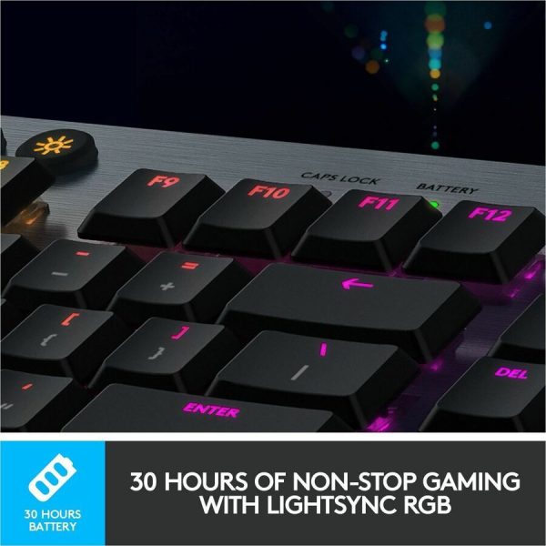 Logitech G915 Lightspeed Wireless RGB Mechanical Gaming Keyboard - Image 5